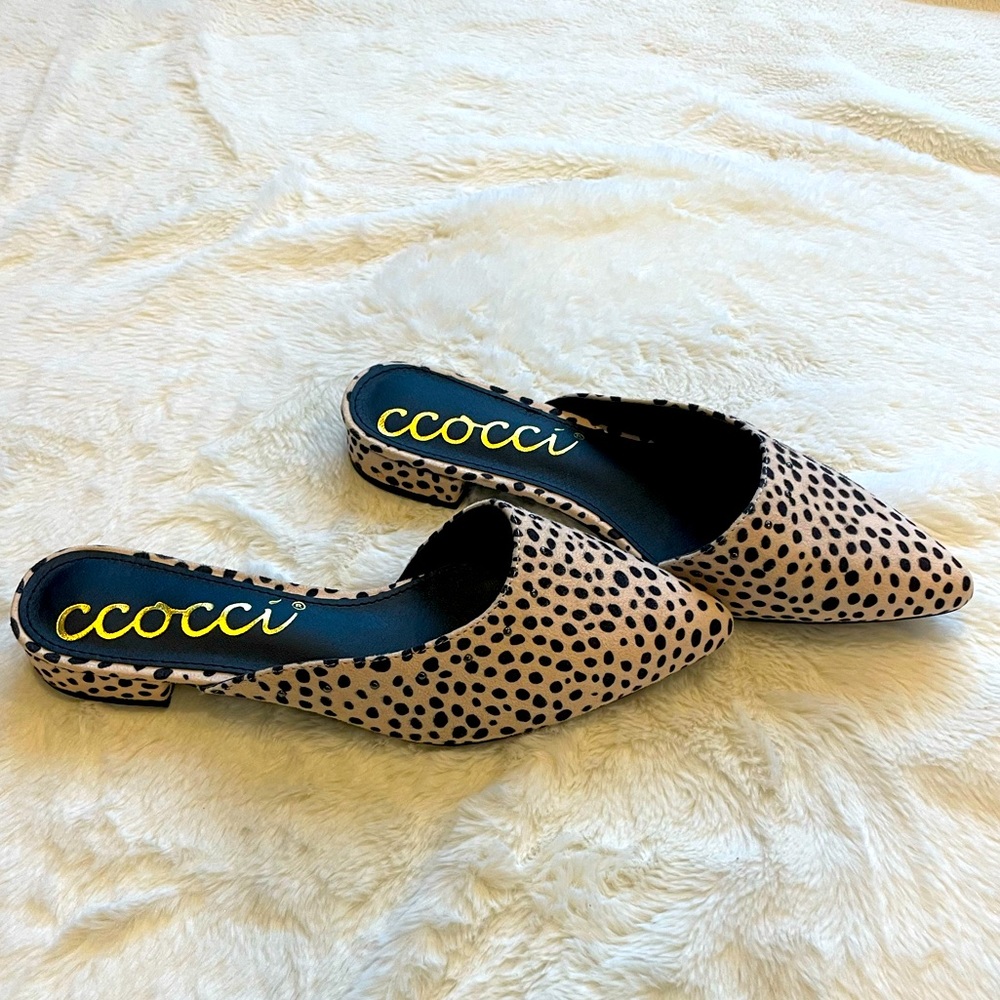 Animal Print Mules